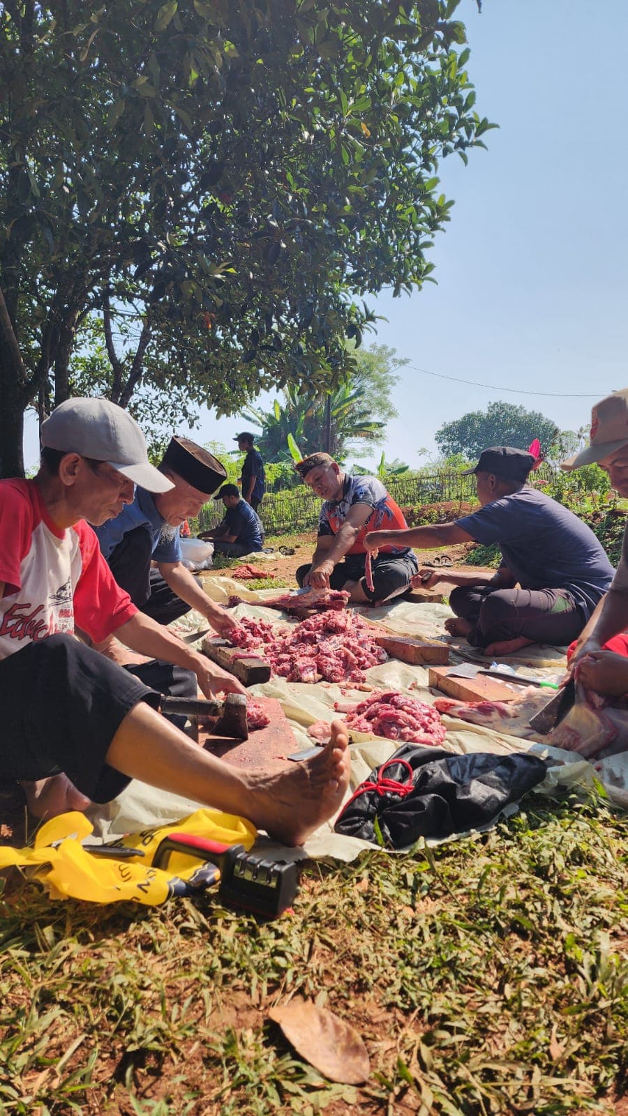 Pemotongan Hewan Qurban DPC PKS Parung