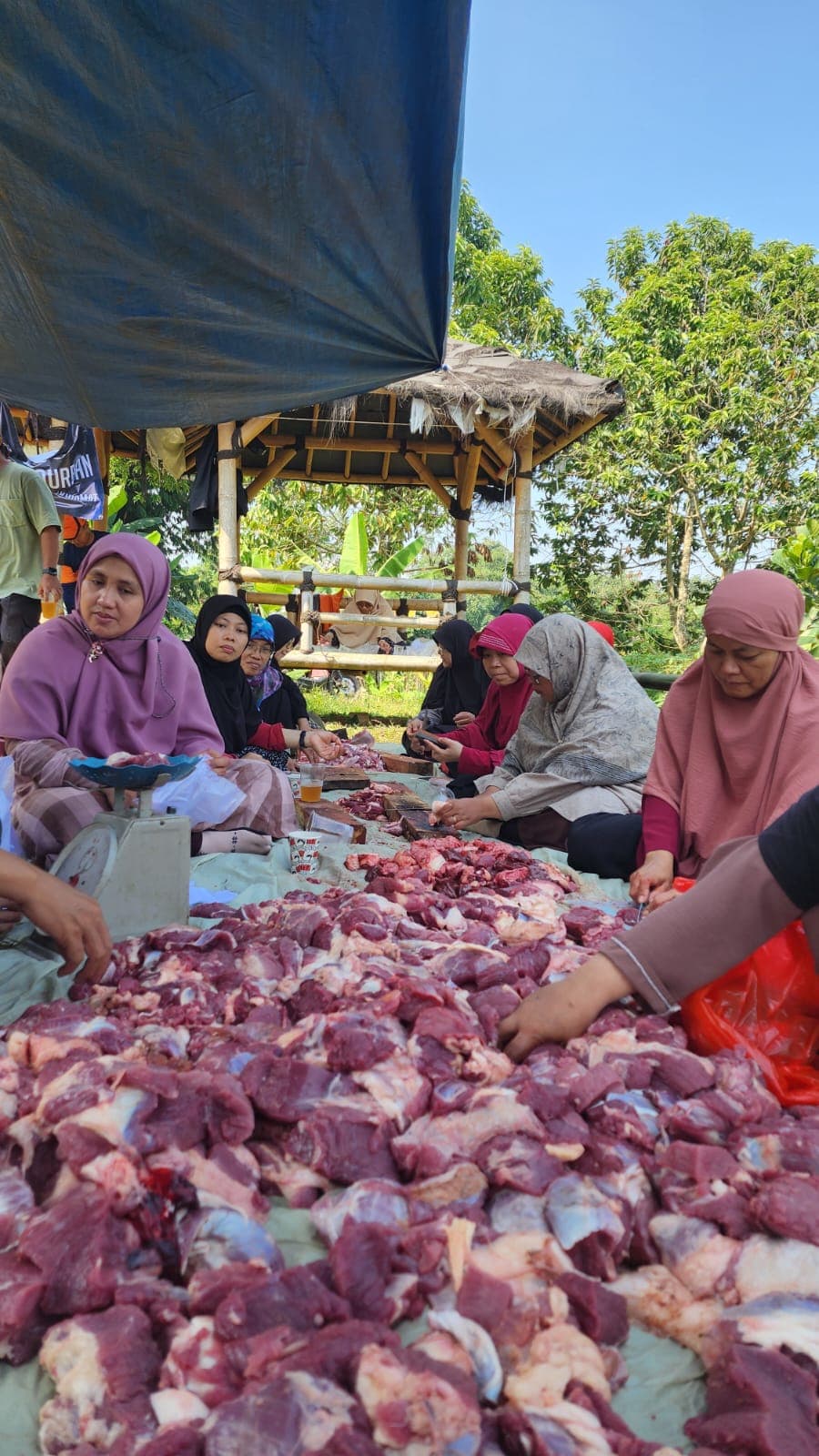 Pemotongan Hewan Qurban DPC PKS Parung